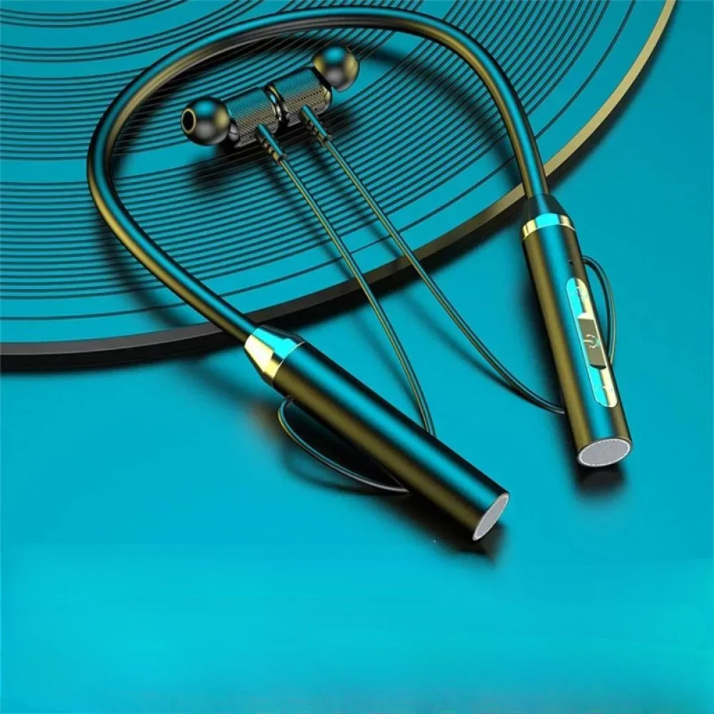 Auriculares inalámbricos K58 con Bluetooth, cascos magnéticos con banda para el cuello, deportivos, para correr, resistentes al agua, Bluetooth 5,0, con micrófono - imagen 4