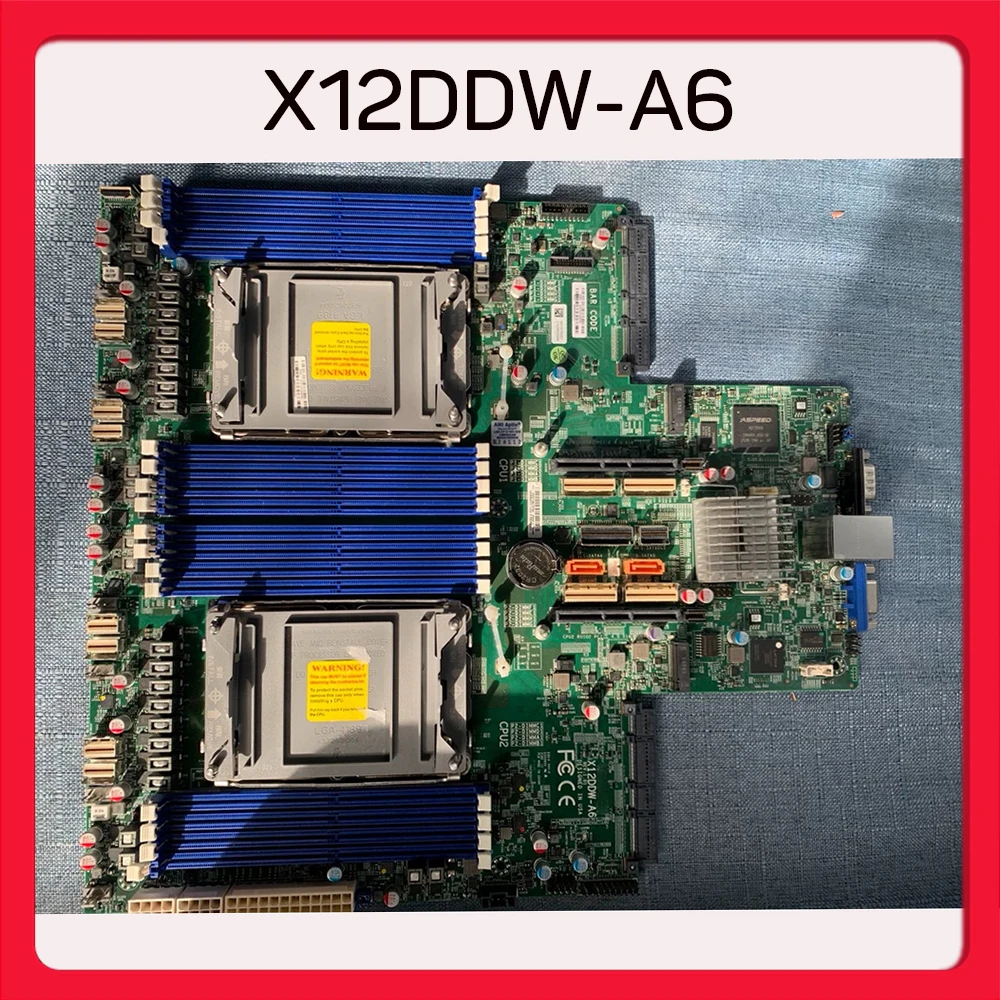   Placa base de servidor dual DDR4-3200MHZ LGA4189 X12DDW-A6