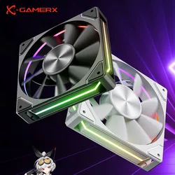 X-GAMERX A12 Ventilador ARGB PWM para PC de 120 mm