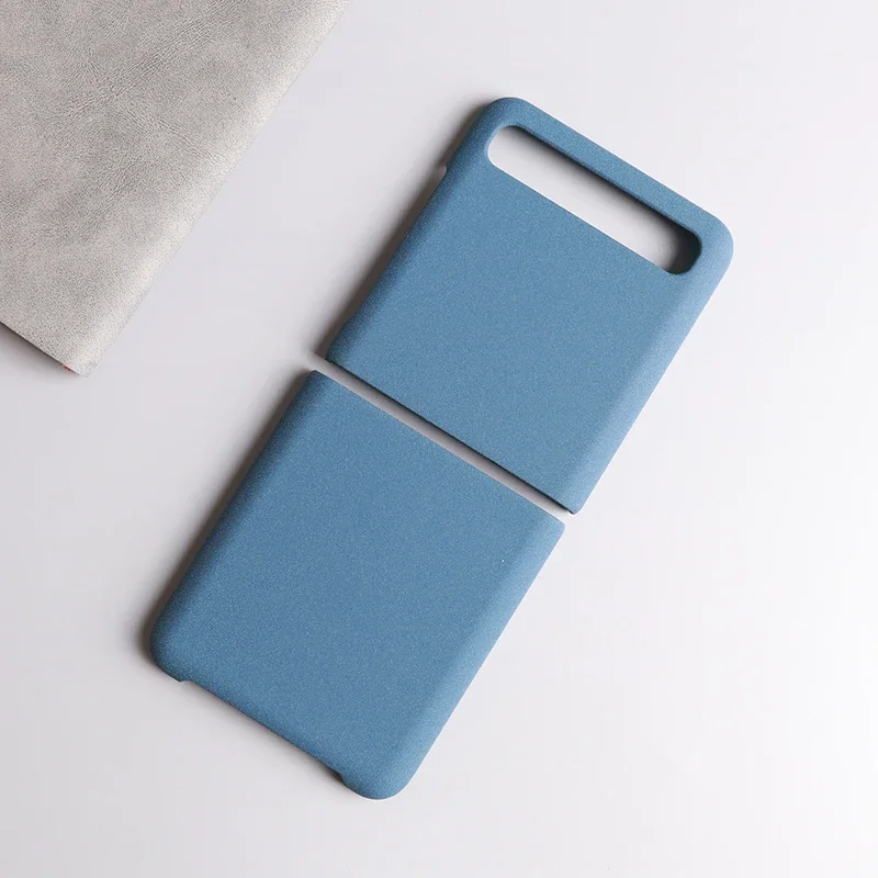 Para Samsung Galaxy Z Flip 7 6 5 4 3 2 funda arena mate dura PC protección completa anticaída cubierta antideslizante plegable Flip Shell Fundas - imagen 4