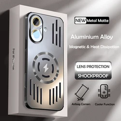 Funda Carga Inalámbrica Magnética iPhone – Metal Anticalor