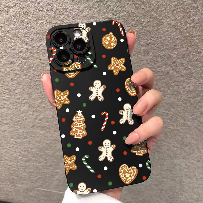 Funda colorida con diseño de árbol de Navidad para Samsung Galaxy A16 A26 A36 A56 A55 A53 A54 A52 S25 Ultra S24 Plus S23 FE S22
