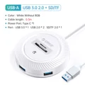 USB3.0 SD TF 0.3M WH