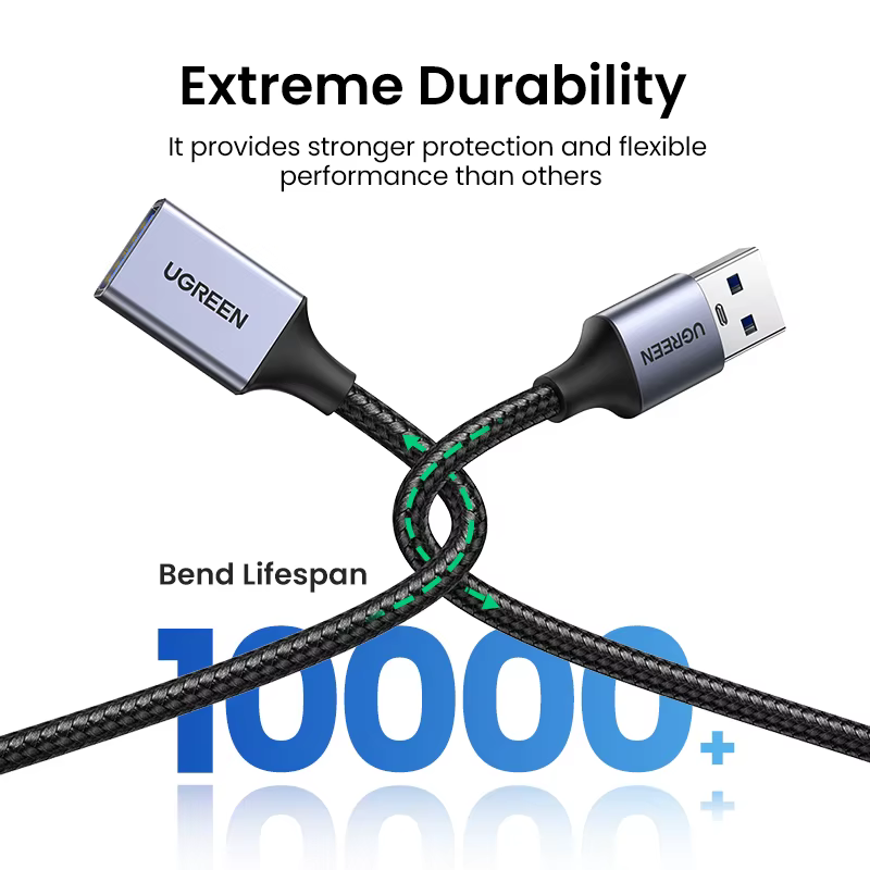 UGREEN Cable Extensión USB 3.0 Tipo A Macho Hembra - imagen 5