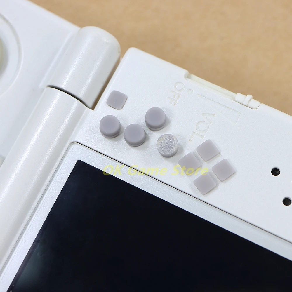 50 juegos 8 en 1 cubierta de pies de tornillo de carcasa para nuevo 3DSLL/3DSXL tornillo superior inferior pies de goma tapón antipolvo para nuevo 3DS XL LL - imagen 5