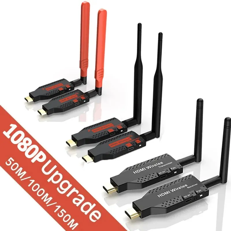 Extensor HDMI Inalámbrico 1080P 150m Transmisor Receptor