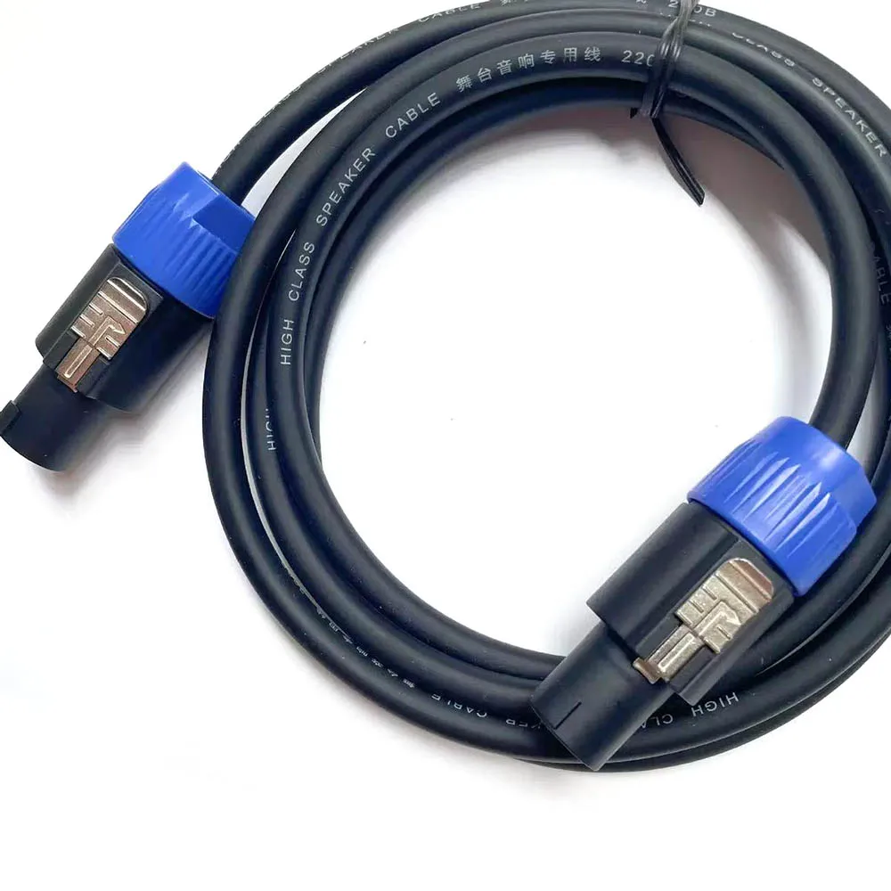 Speakon macho a Speakon macho profesional 2 mm2 Cable de altavoz DJ con bloqueo giratorio para amplificador de escenario de Audio Ohm proyecto XLR - imagen 5