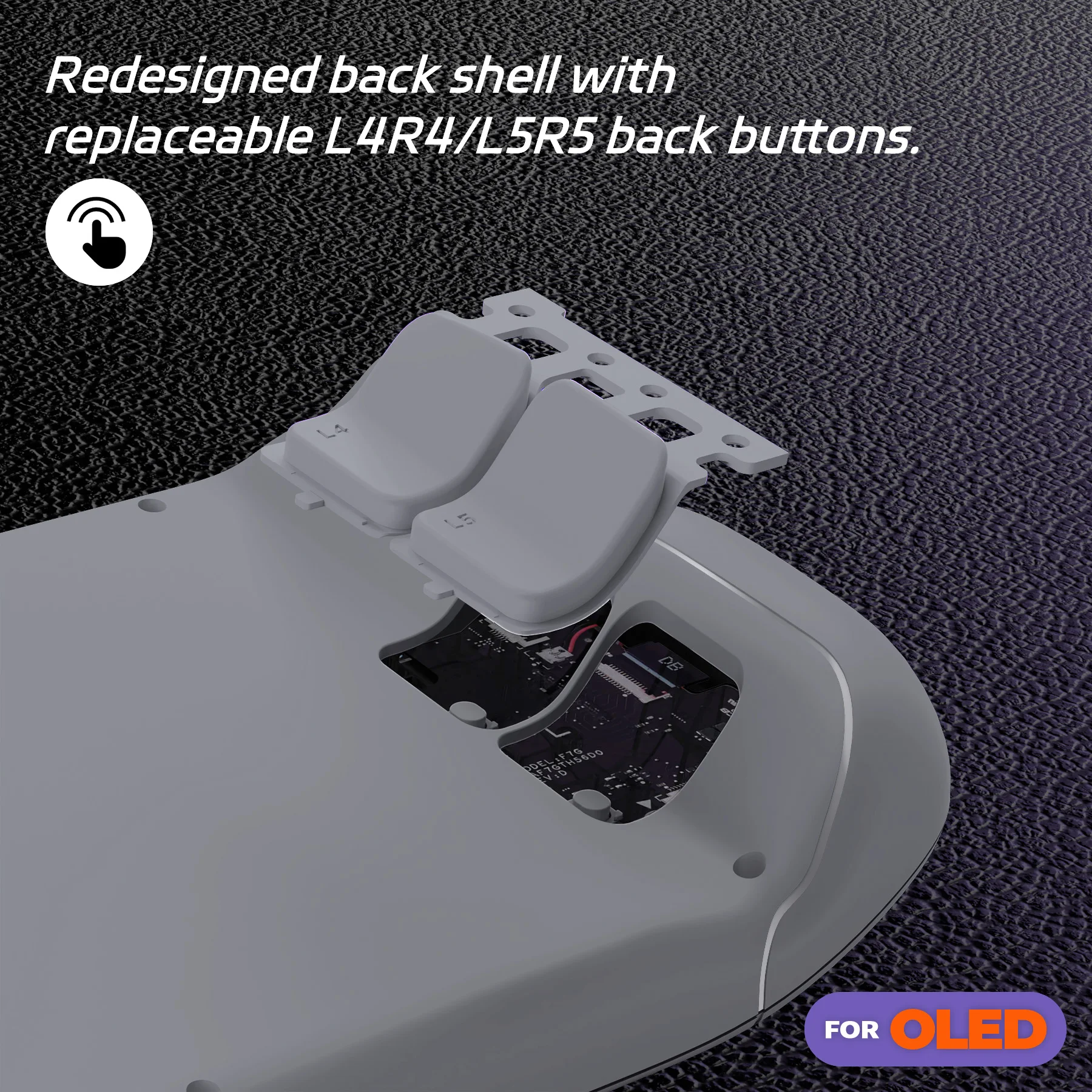 eXtremeRate Juego completo de botones DIY para Steam Deck OLED - New Hope Grey - imagen 3