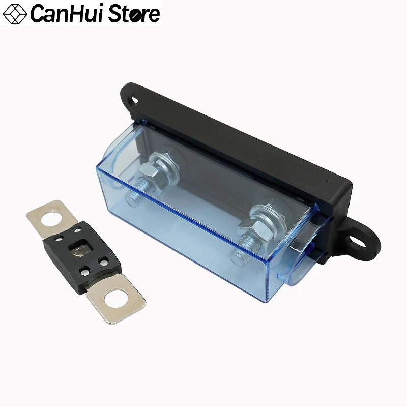 1 unids Portafusible ANM/MEGA 32V con Fusible de Montaje por Tornillo 50A 60A 70A 80A 100A 125A 150A 175A 200A 225A 250A 300A 400A 500A para Coche/Camión