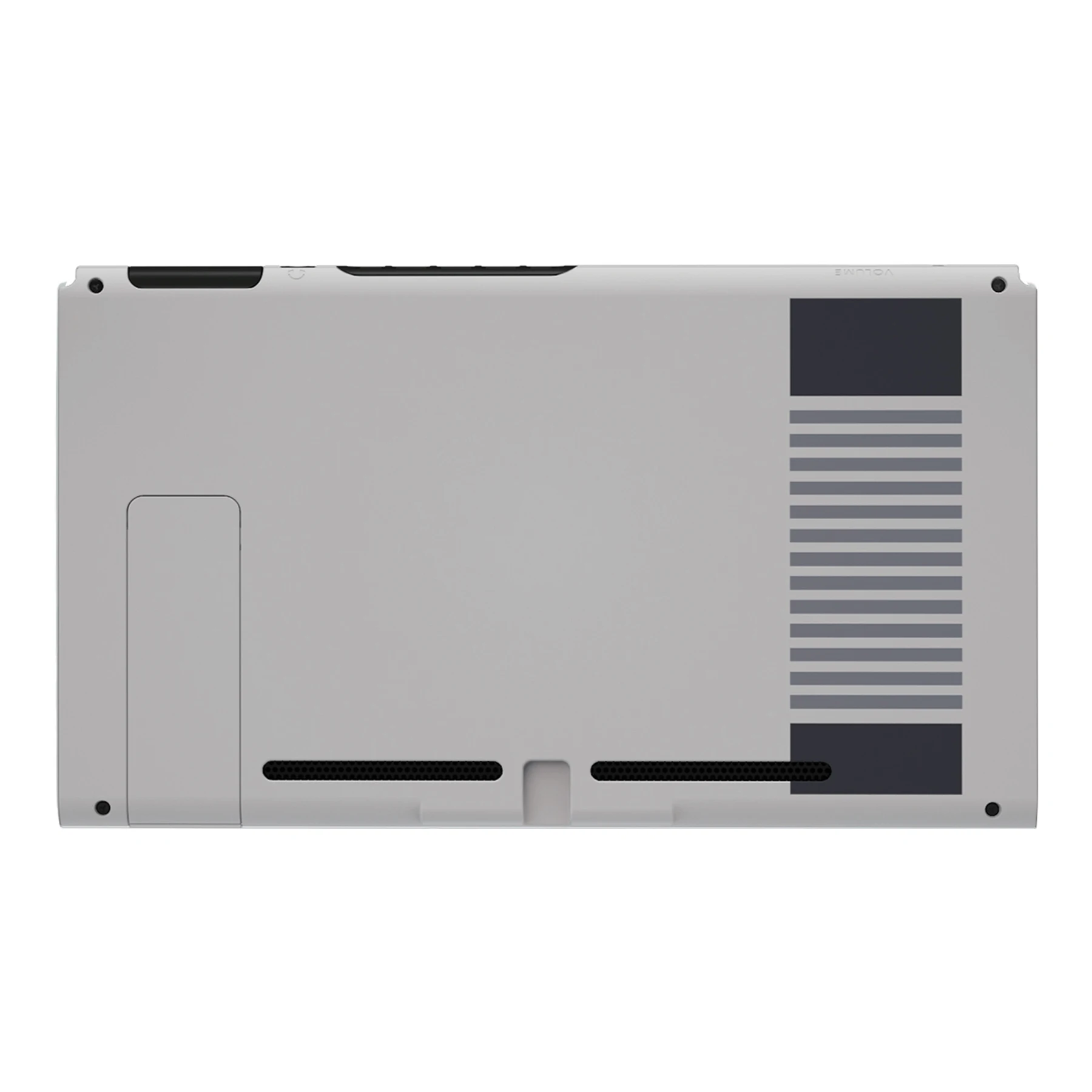 Placa trasera eXtremeRate con soporte, carcasa de repuesto para consola Nintendo Switch, estilo clásico NES