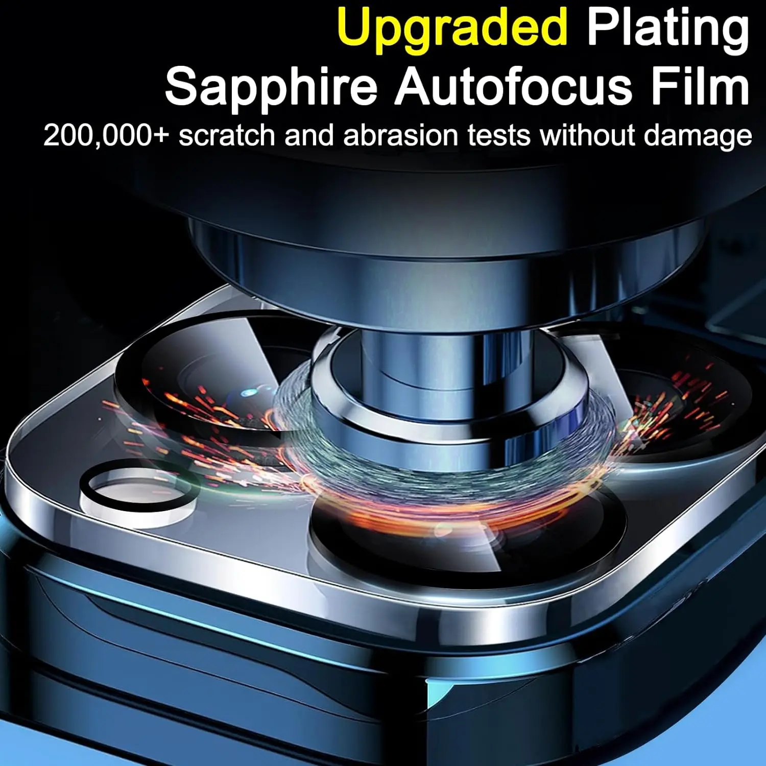 Cubierta protectora de lente de cámara para iPhone 15 Pro Max 14 Plus 13 Mini 12 11 15Pro 14Pro 13Pro 12Pro, accesorios de protección de teléfono - imagen 4