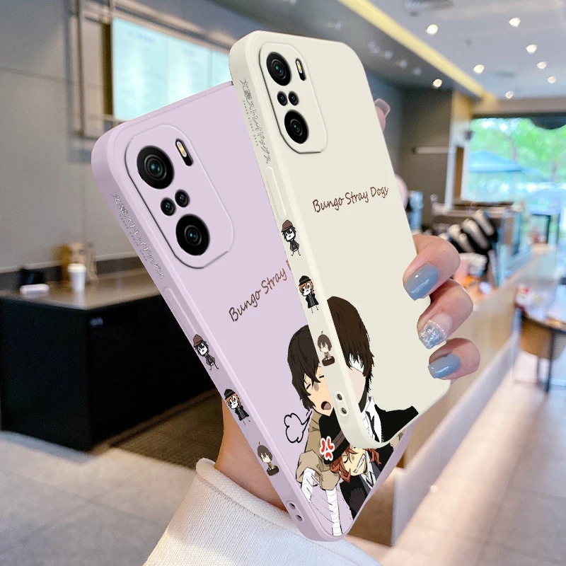 Funda de teléfono Bungo Stray Dogs para Xiaomi Redmi Note 13 12 12Pro 11 11S 11T 10S 10 Pro Plus 5G Liquid Left Rope - imagen 2