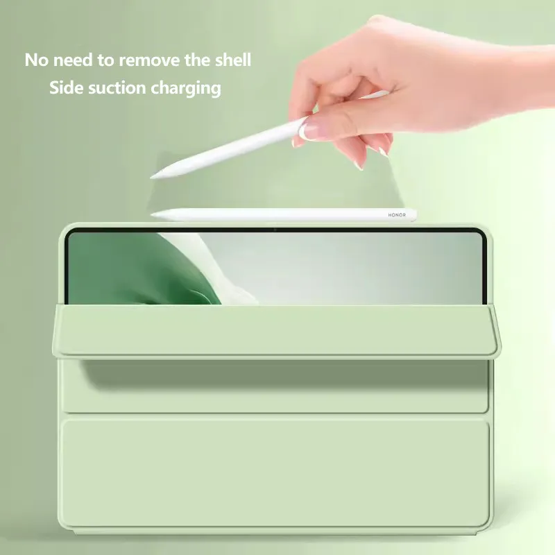 Funda protectora de silicona suave para Xiaomi Redmi Pad2 11 "2020 SE 11 8,7 MiPad 7 7Pro 11,2 5 Pro 6Pro 11 pulgadas 2024 Auto Wake Sleep - imagen 3