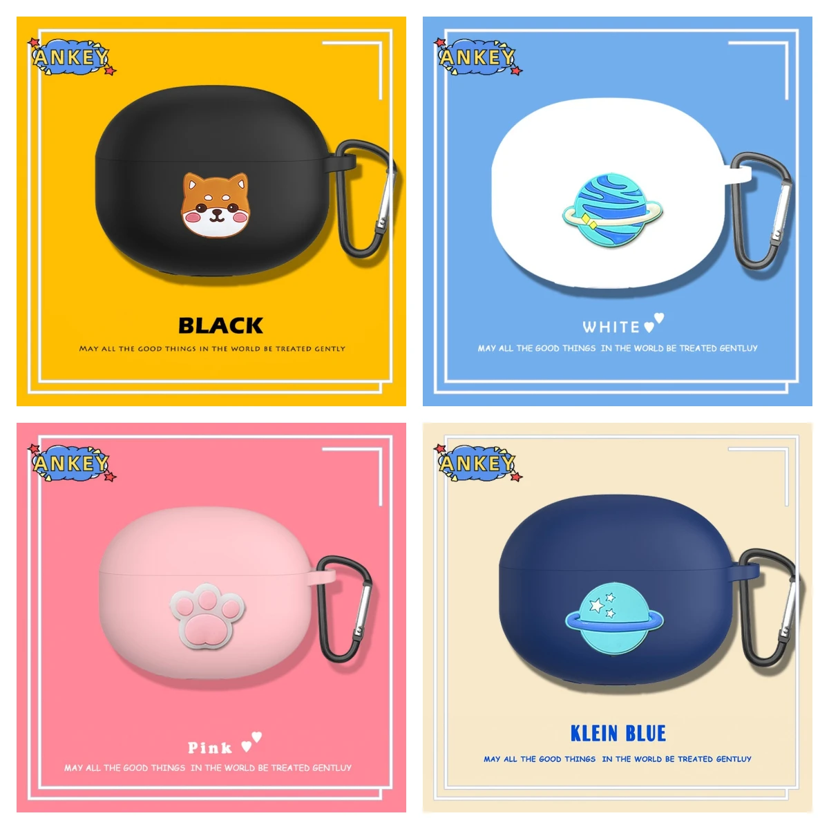 Funda protectora de silicona para Jeep JP-EW011, bonita carcasa de dibujos animados para auriculares inalámbricos, TWS