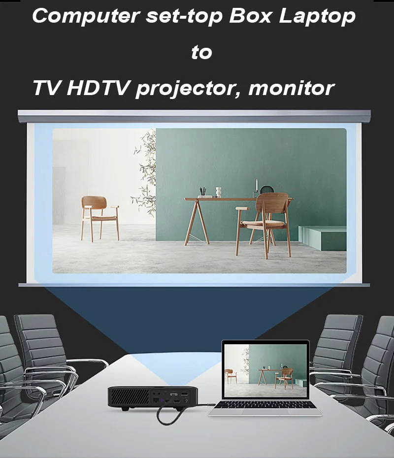 Cable adaptador de Audio y vídeo Compatible con HDMI, 1/2/3/5M, 8K, 60Hz, HDMI 2,1, 4K/120Hz, HDR, 48Gbps, macho para PC, HDTV, Monitor de proyector - imagen 4