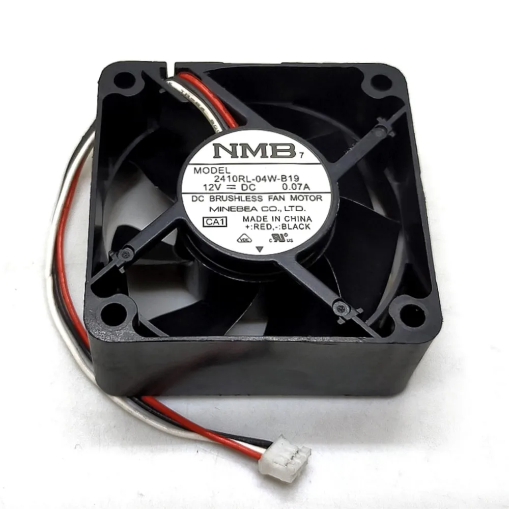 Para ventilador NMB 2410RL-04W-B19, 12V, 0,07A, 60 mm x 60 mm x 25 mm. Refrigeración para Proyectores, Inversores - imagen 5