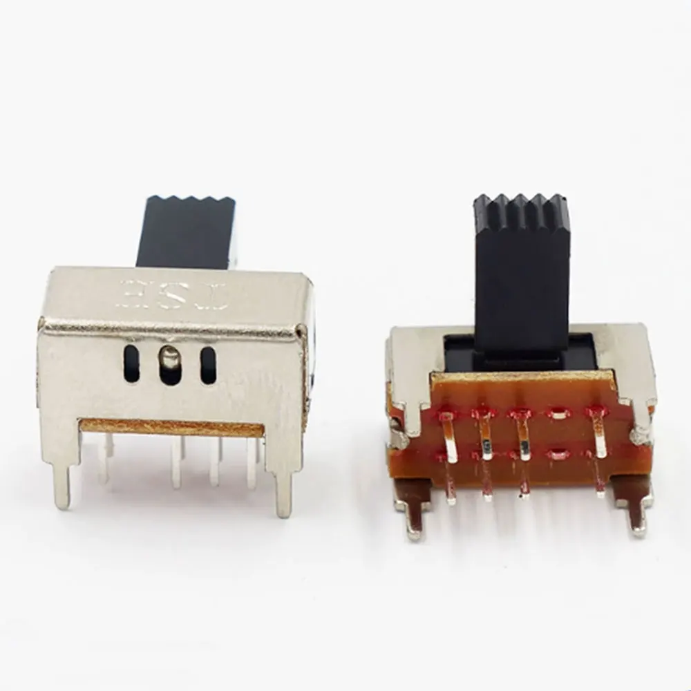 5-50 Uds SK-23D04 interruptor deslizante de palanca, interruptor deslizante lateral, deslizamiento vertical en ángulo recto, 8 pines, SK-23D04 SK-23D29 - imagen 3