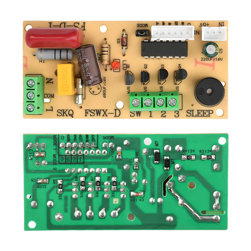Placa de Control remoto de ventilador General, placa base de ventilador eléctrico de 220V, placa de circuito Compatible con ventilador de suelo, ventilador de escritorio con cabezal móvil - imagen 5