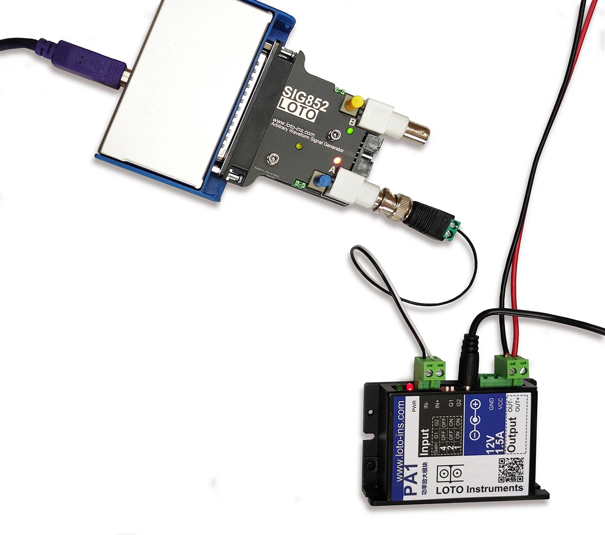 Amplificador de Señal LOTO, Modelo PA1, Amplificador de Señal de 1 Canal, 50KHz - imagen 2
