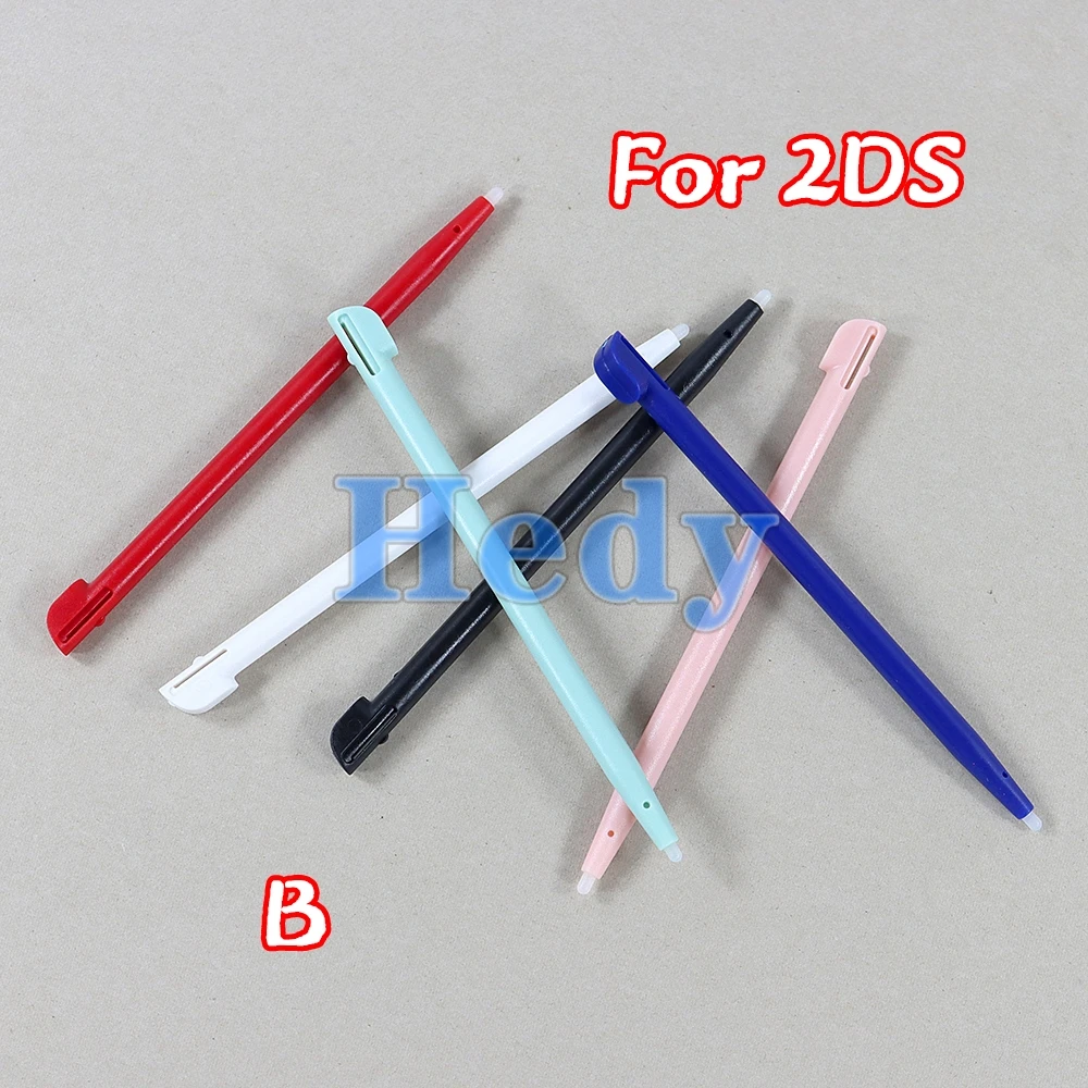 Piezas para Nintendo 2DS, lápiz óptico de plástico para pantalla táctil, para consola de juegos 2DS, 500