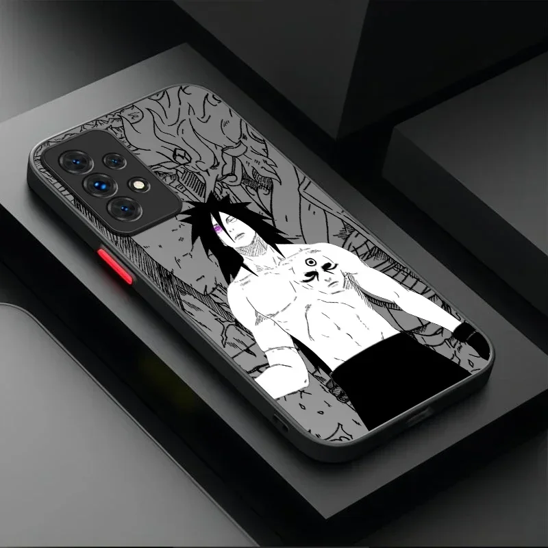 Funda mate de Anime Sasuke Naruto para Samsung Galaxy A05 A05S A54 A34 A24 A14 A53 A33 A23 A13 A52 A52S A32 A22 A12 A71 A51 A31 A50 - imagen 4