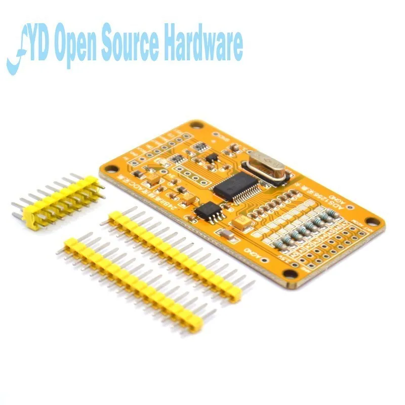   1 Uds actualizado ADS1256 24 ADC8 Road AD-precisión módulo de adquisición de datos ADC - imagen 2