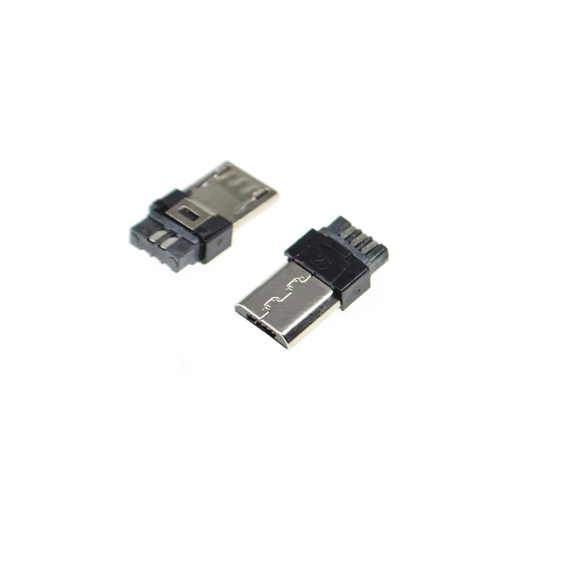 Conector macho Micro Usb mk/5p, montaje en superficie de 5 pines para enchufe móvil, 10 Uds. - imagen 2