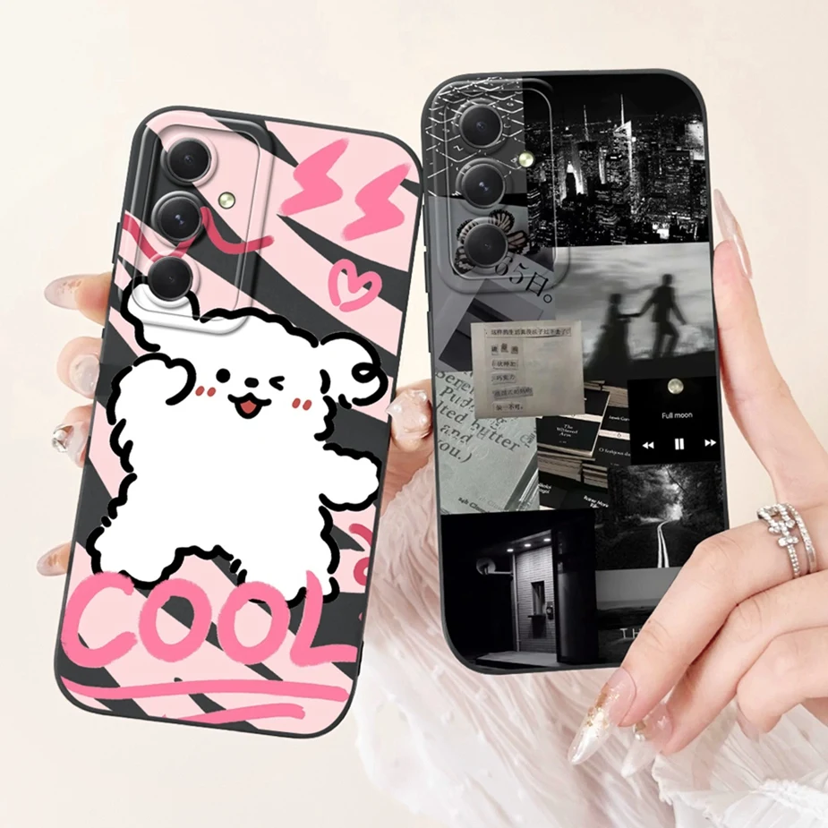 Para Samsung Galaxy S24 FE funda SM-S721B cubierta pintada de caramelo de lujo funda de teléfono de protección completa para Samsung S24 FE S24FE bolsas suaves - imagen 4