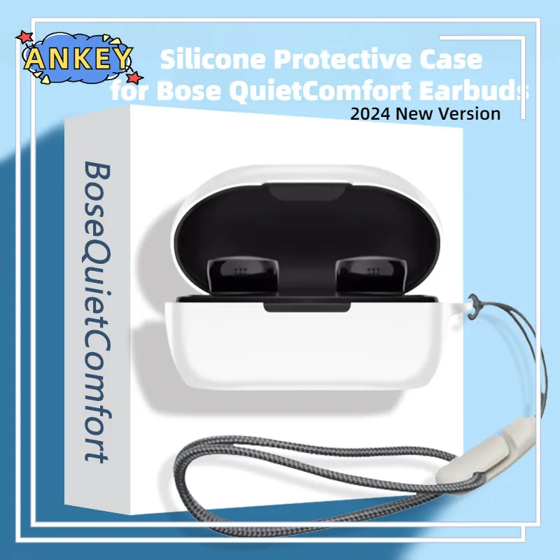 Funda nueva para auriculares Bose QuietComfort, cordón de nailon, cubierta suave, carcasas Bose QC, funda antipolvo, accesorios de correa de cuerda de mano, 2024