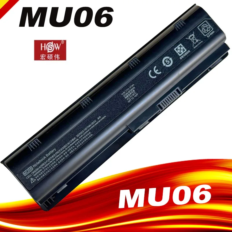 MU0610.8V batería del ordenador portátil para HP Pavilion CQ32 CQ42 CQ43 CQ62 CQ72 DV3 DV4 DV7 G42 G56 G32 G72 G4 G6 MU09 HSTNN-CB0W HSTNN-UB0W