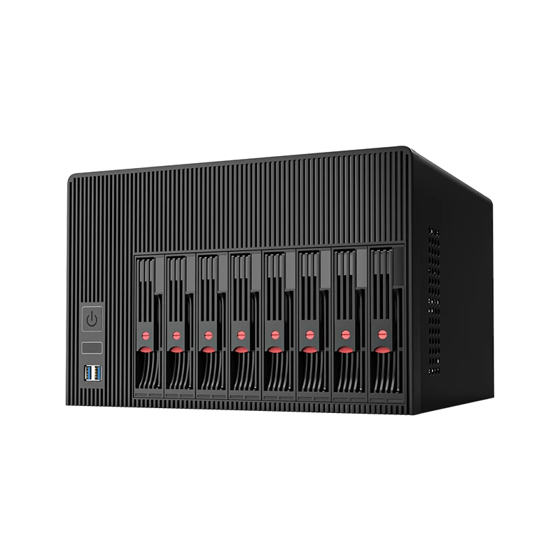 IKuaiOS-Servidor NAS 8 Bay, Intel LGA1700 CPU 4x2,5 GbE, Compatible con TrueNAS Unraid ESXi PVE Docker, Compatible con RAID vPro Q670 MB - imagen 4