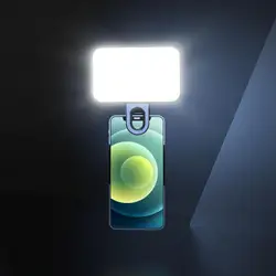 Luz LED para Selfies con Clip – Iluminación para Móvil y Vídeo