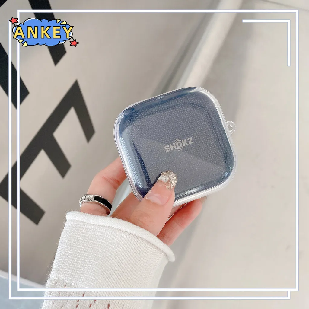 Funda transparente para Shokz OpenFit T910, fundas protectoras transparentes de TPU, OpenFit Air T511, carcasa para auriculares Bluetooth, portátil - imagen 2
