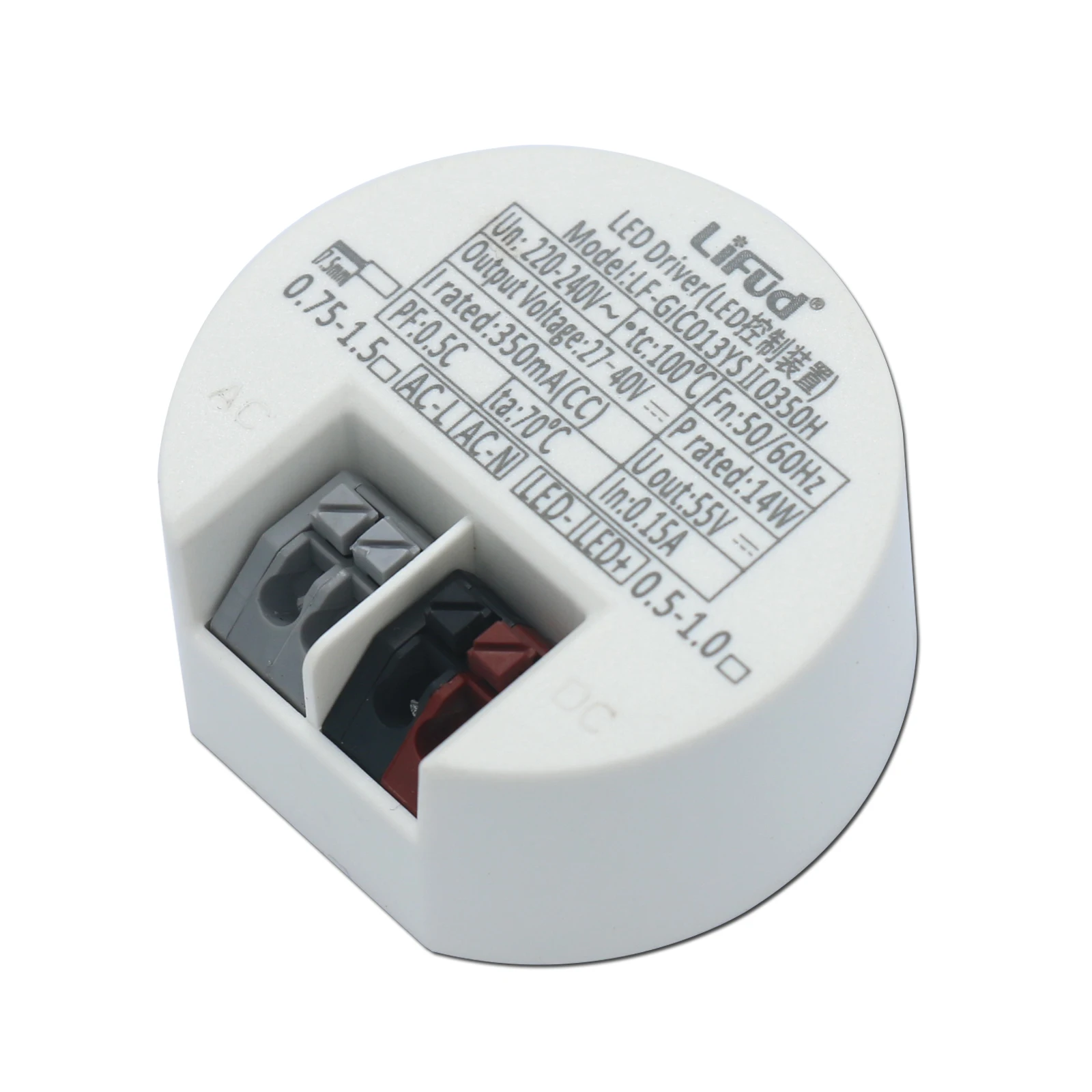 Lifud-Controlador LED de 40W, 30W, 20W, 18W, 14W, 12W, 10W, DC33-40V, fuente de alimentación de techo, transformadores de iluminación, AC220-240V, blanco - imagen 3