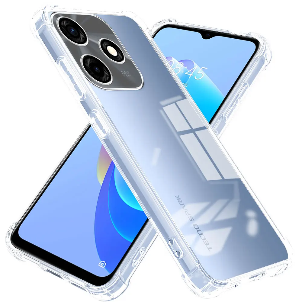Funda de teléfono transparente a prueba de golpes para Tecno Spark 10 10C 10 Pro, funda de silicona suave para Tecno Spark 10 5G Spark10c