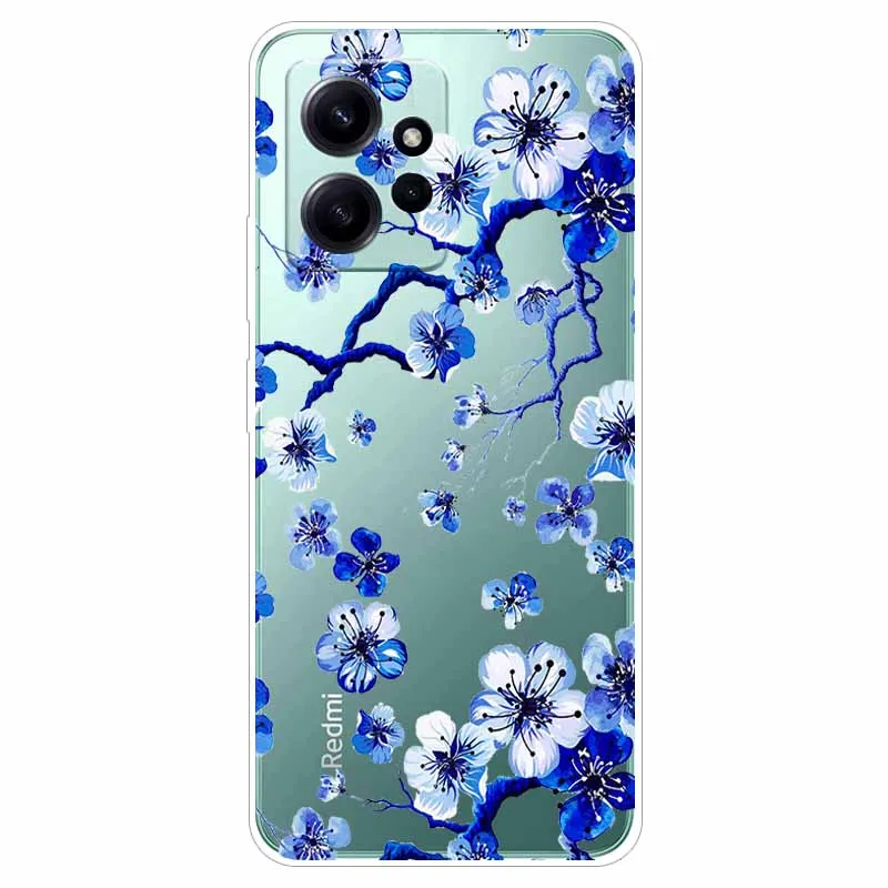 Funda de silicona TPU para Xiaomi Redmi Note 12, carcasa transparente con dibujos animados, 4G, 2023 - imagen 2