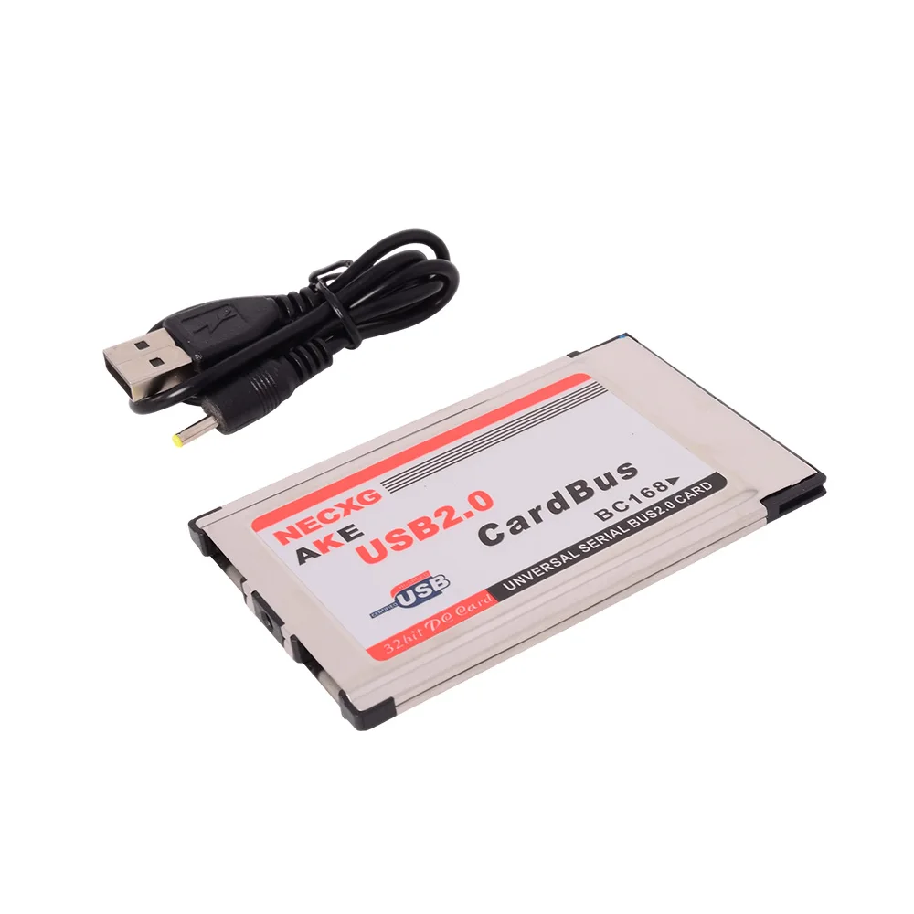 2025 NUEVA PCMCIA A USB 2.0 NEC Chip Tarjeta corta USB2.0 Cardbus BC168 para computadora portátil Cámara Impresora Disco duro móvil - imagen 2