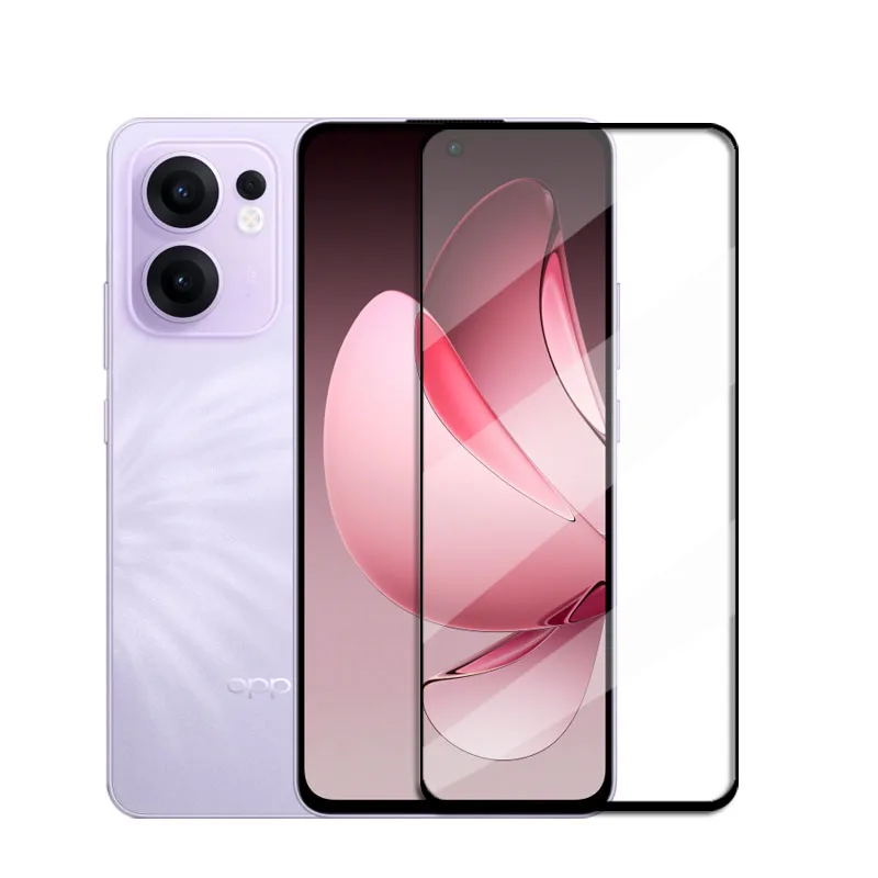Cubierta completa de vidrio para OPPO Reno13 F, vidrio templado Reno 13 F, Protector de pantalla, película protectora para lente de cámara de teléfono OPPO Reno 13F - imagen 3