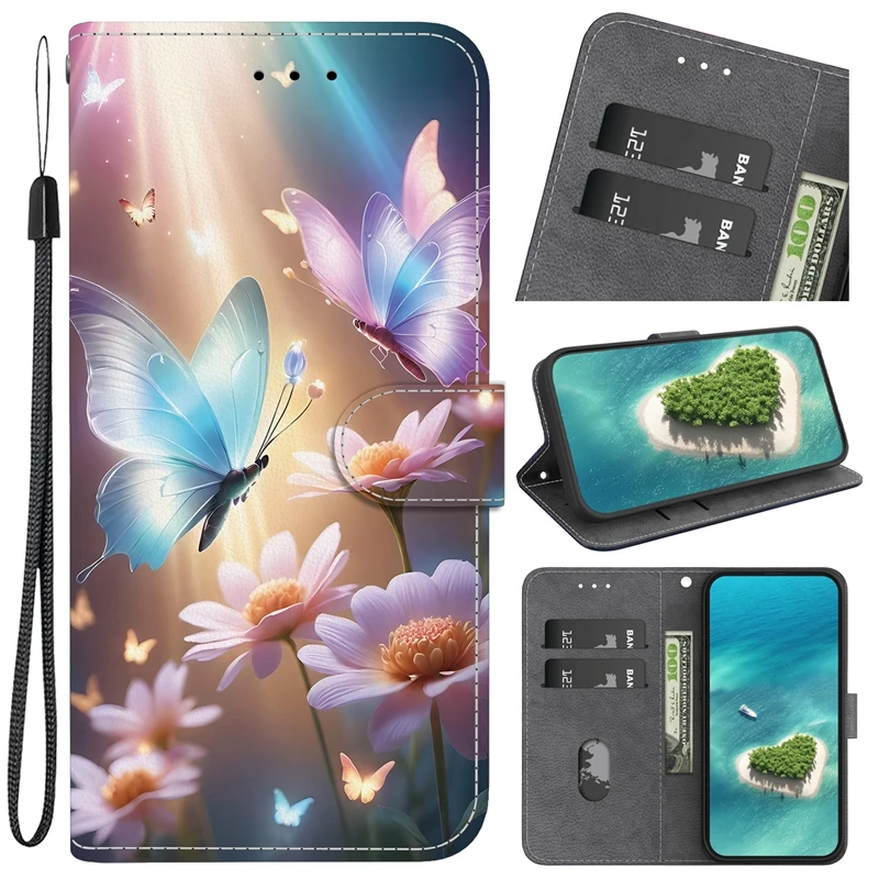 Xperia 10 VII 1 VII Funda tipo billetera Funda de teléfono para Funda Sony Xperia 10 vii 1VII 1 VI 10VI 1V 10V Funda de cuero con tapa - imagen 5