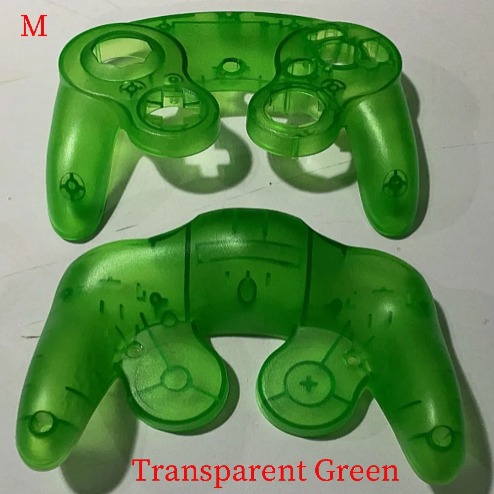 ChengHaoRan-piezas de repuesto para controlador de Gamecube, cubierta superior e inferior transparente, 1 unidad - imagen 3