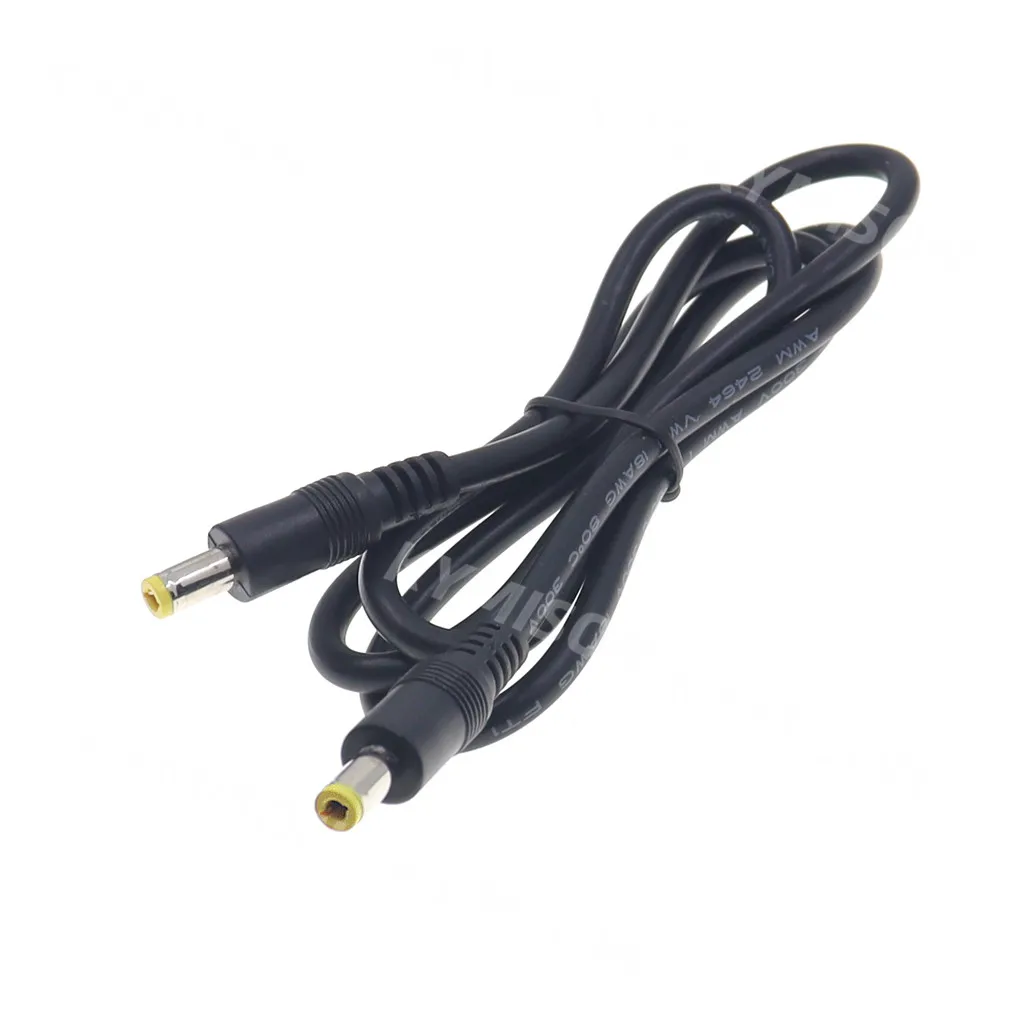 Adaptador Enchufe DC 5.5x2.5mm Macho 18AWG CCTV Cable Extensión 12V - imagen 5