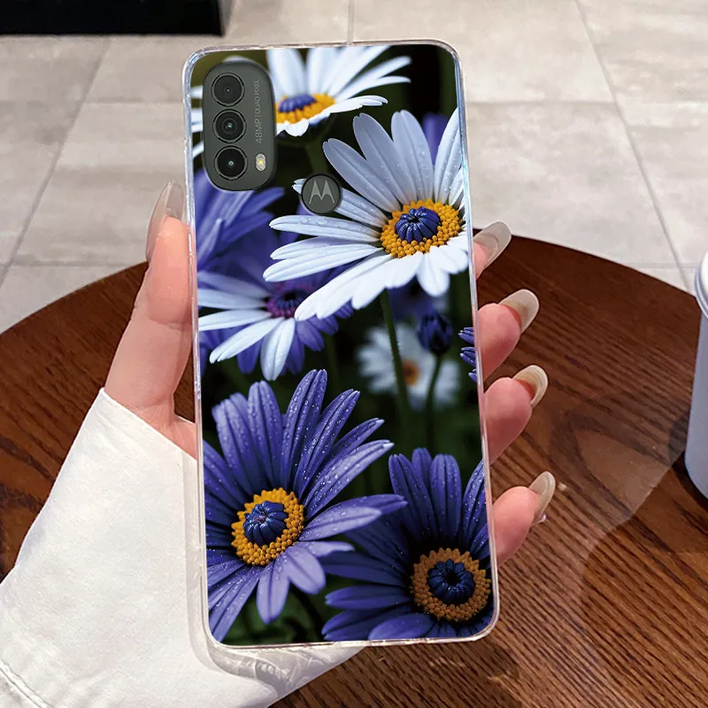 Para Motorola Moto E30 E40 E20 funda de lujo dragón lindo fresco niños niñas suave cubierta de parachoques Moto E30 E40 E20 funda de teléfono transparente - imagen 2