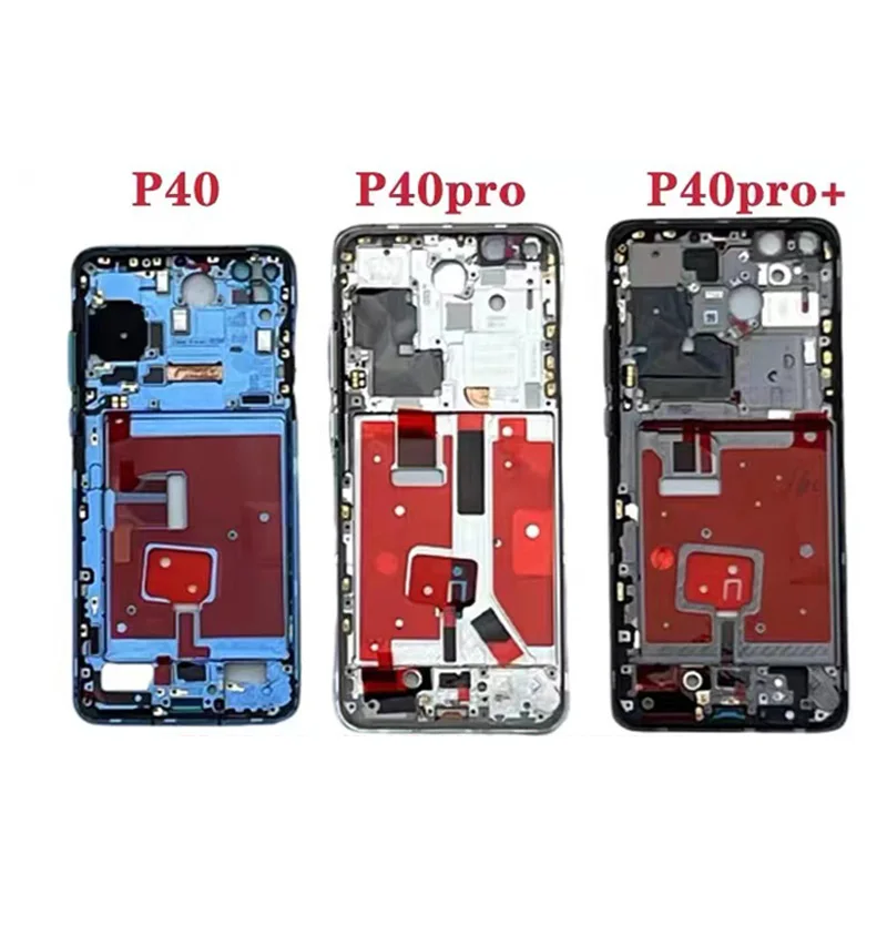 Reparación de Marco medio Original para Huawei P40 Pro P40Pro + Plus, carcasa de chasis de bisel, pantalla LCD, soporte de placa de repuesto - imagen 5