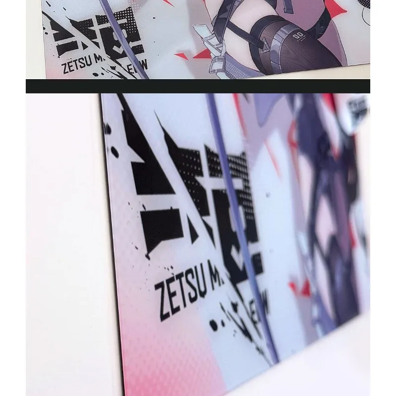 ZetsuMeow【REN2】alfombrilla de ratón de vidrio templado esmerilado FPS Anime patrón personalizado e-sports Gaming alfombrilla de ratón de oficina accesorios de jugador regalo - imagen 5