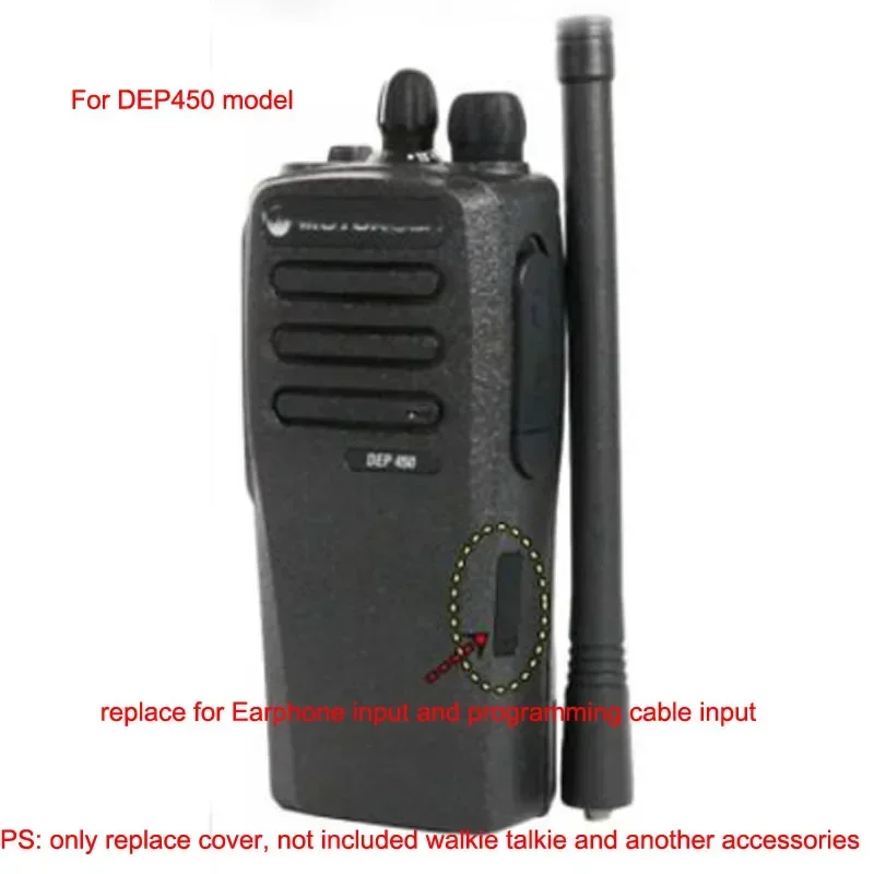 Banggood-auriculares con Cable de programación, cubierta de tapa lateral antipolvo para Motorola DEP450 DP1400 XiR P3688 Radio Walkie Talkie - imagen 4