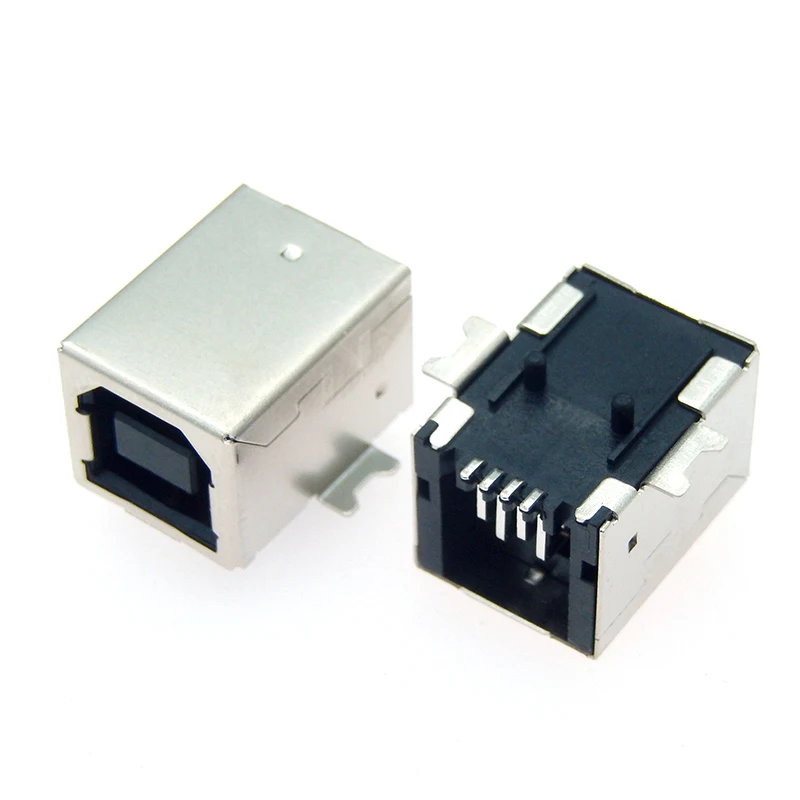 Conector USB-B Hembra SMD 180° para Fax e Impresoras - imagen 3