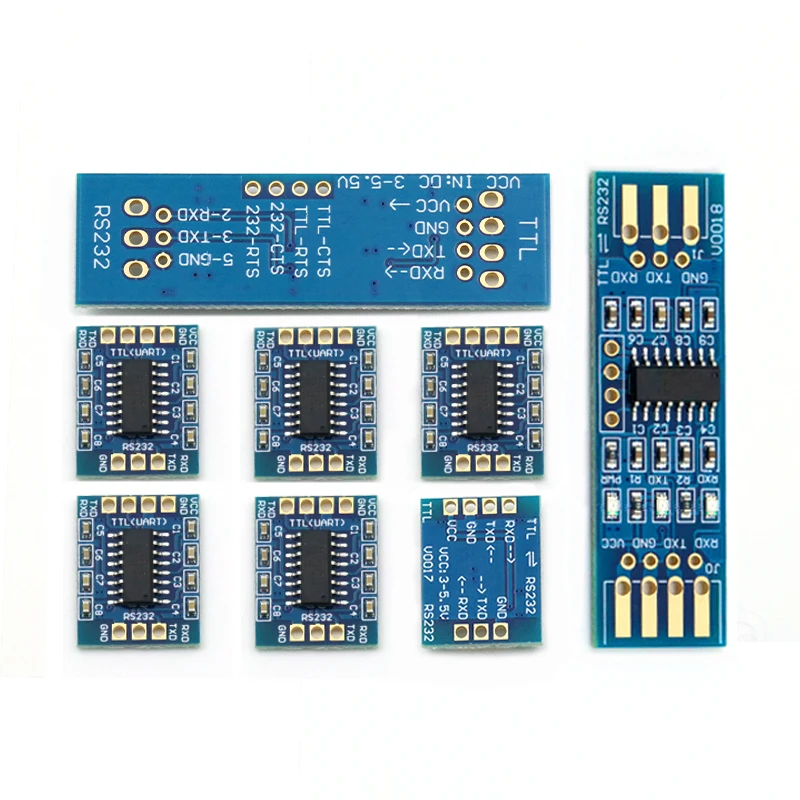 Módulo de puerto serie de placa de oro de hundimiento de alambre de cepillo RS232 SP3232 TTL a RS232 a TTL - imagen 4