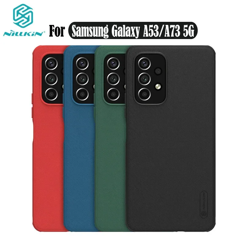 Para Samsung Galaxy A53 A73 5G funda Nillkin escudo esmerilado TPU borde PC teléfono cubierta protectora trasera para Samsung A53 5G carcasa de teléfono