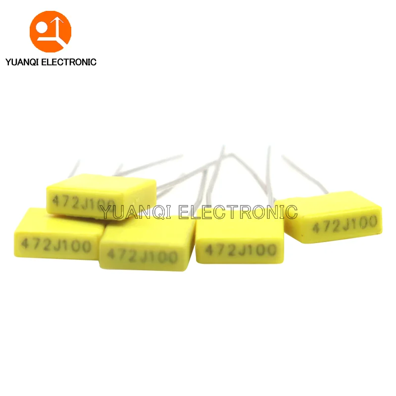 Kit de condensadores de corrección, paquete de 10 tipos * 5 piezas = 50 piezas, 100V, 102J, 152J, 332J, 472J, 103J, 333J, 473J, 104J, 224J, 474J - imagen 4