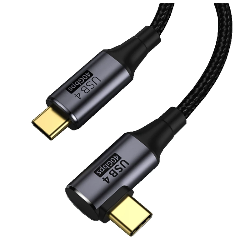 Cable de carga Thunderbolt 4 USB4, datos 40gbps, PD 5A, DP100W, 5K, para MacBook, Mac Pro, Air, IMac, Monitor, SSD, TB3, TB4, USB 4, tipo C - imagen 2